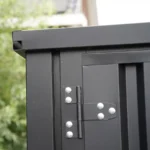 Lagercontainer 3×2 m – Doppeltür lange Seite – Anthrazit RAL 7016 – Bild 4