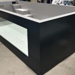 6,5 m × 2,5 m großer Polypropylen-Pool mit 4 m Poolfenster – Neu
