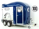 Cheval Liberte Pferdeanhänger GOLD 3 | Premium | Pullman 2 | Sattelkammer | blau-Neu