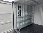 10 Fuß Lagercontainer mit Schwerlastregalen + Strompaket – Bild 6