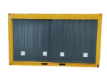 15FT Lagercontainer mit Schiebetüren