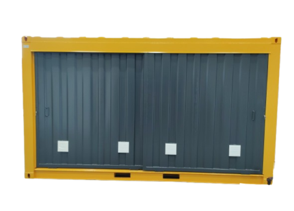 15FT Lagercontainer mit Schiebetüren