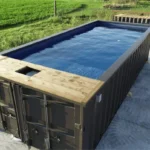 Pool-Container 20 Fuß – Plug & Play Komplettset