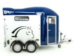 Cheval Liberte Pferdeanhänger GOLD 3 | Premium | Pullman 2 | Sattelkammer | blau-Neu – Bild 3