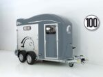 Cheval Liberte Pferdeanhänger GOLD 3 | Premium | Pullman 2 | Sattelkammer | grau-Neu