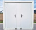 Duschcontainer – Sanitärcontainer als Doppelkabine mit zwei Duschen – RAL9002 weiß – Bild 9
