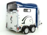 Cheval Liberte Pferdeanhänger GOLD 3 | Premium | Pullman 2 | Sattelkammer | blau-Neu – Bild 4