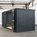 Lagercontainer 3×2 m – Doppeltür lange Seite – Anthrazit RAL 7016 – Bild 7