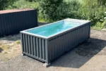20-Fuß-Containerpool, anthrazitgrau, mit Jet-Swim-Funktion – Bild 9