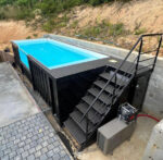 Industrieller Pool-Container, 6 Meter, Schwarz – Neu – Bild 10