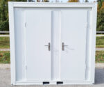 Sanitärcontainer Toilette in Weiß für Mann und Frau RAL9002 – Bild 6
