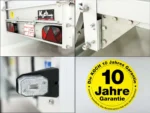 PKW Anhänger Aluminium 1300 kg – CROSSLINE Typ 4.13,125×250 cm,10 Jahre Garantie – Bild 9