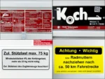 Deckelanhänger 150x300cm Höhe: 95cm 750kg | Typ U7 | Seitentür-Neu – Bild 2