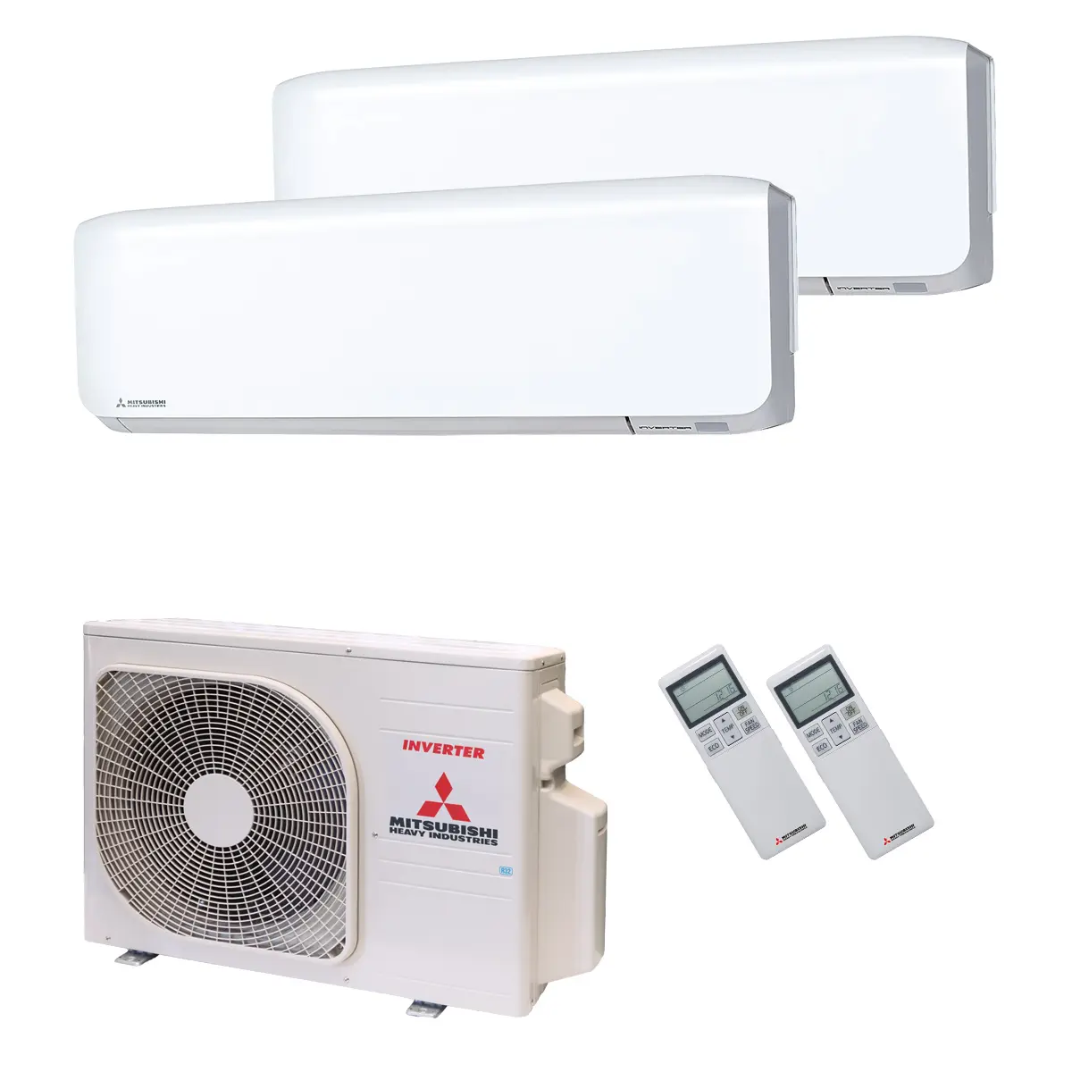 klimaanlage-mitsubishi-heavy-srk-zs-wf-multisplit-wandgeraet-set (1) Mitsubishi Heavy Klimaanlage SRK-ZS-WF Wandgerät Multisplit Set mit 2 Innengeräten mehrfarbig – Bild 1