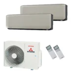 Mitsubishi Heavy Klimaanlage SRK-ZS-WF Wandgerät Multisplit Set mit 2 Innengeräten mehrfarbig – Bild 7