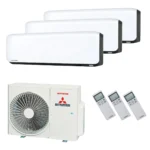 Mitsubishi Heavy Klimaanlage SRK-ZS-WF Wandgerät Multisplit Set mit 3 Innengeräten mehrfarbig – Bild 6
