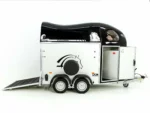 Cheval Liberte Pferdeanhänger GOLD One 1,5er | Pullmann-Fahrwerk | Sattelkammer | schwarz-Neu – Bild 4