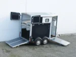 Ifor Williams Pferdeanhänger HB506| Frontausstieg | Klappenkombi| Schwarz-Neu – Bild 11